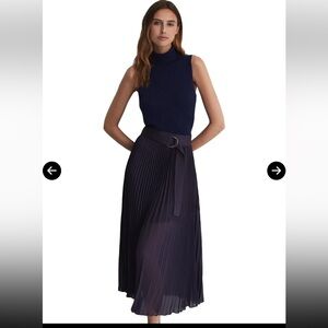 Reiss Anya pleated skirt NWOT